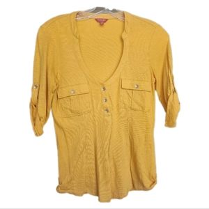 Yellow Guess Top- XS